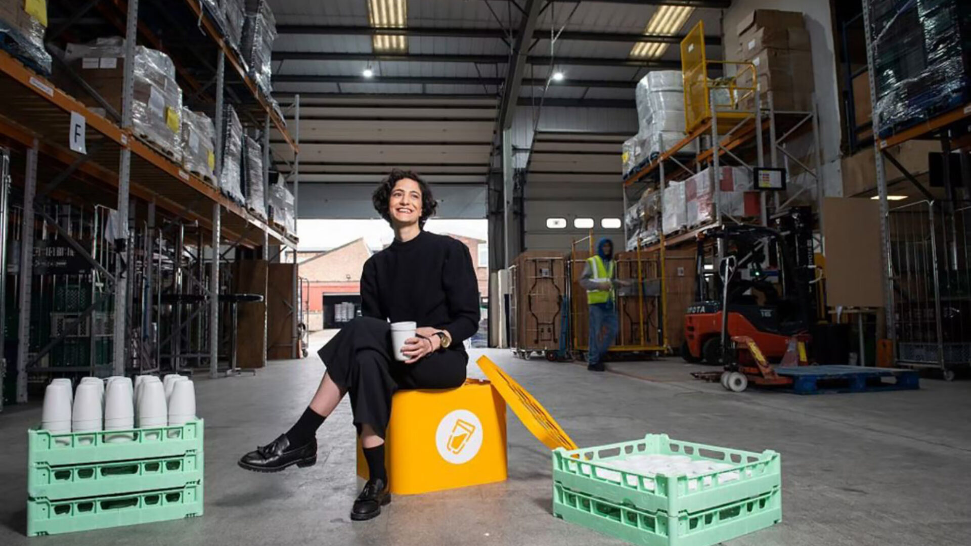 Club Zero packaging reuse initiative at King's Cross