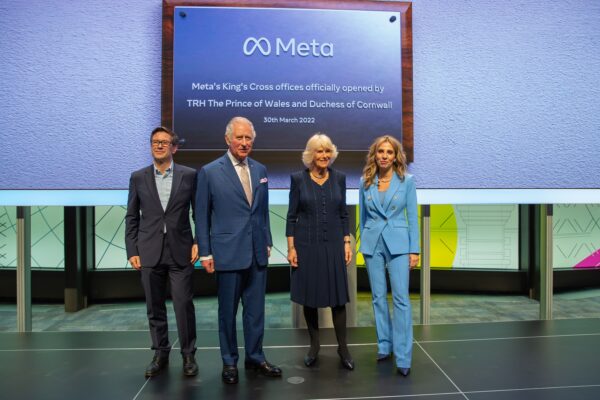 Royal visit for Meta opening at King's Cross