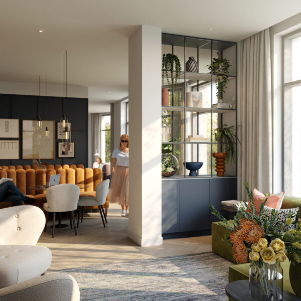 Lobby CGI Brent Cross Town Residential