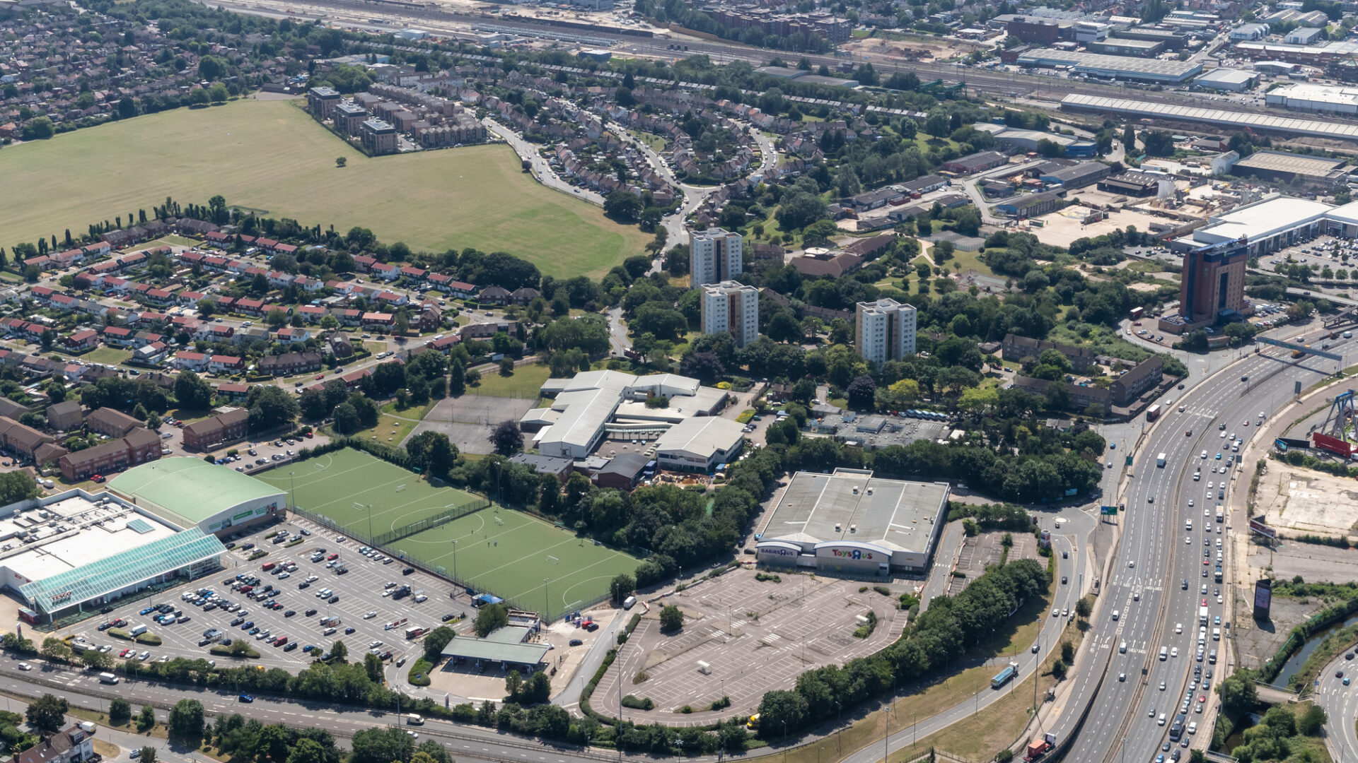Brent Cross Town Aerial