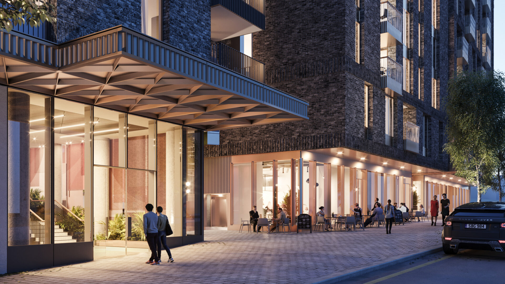 CGI of Build to Rent at King's Cross