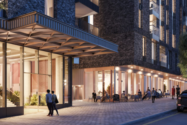 CGI of Build to Rent at King's Cross