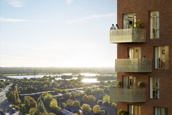 Heart of Hale CGI with views over the marshes