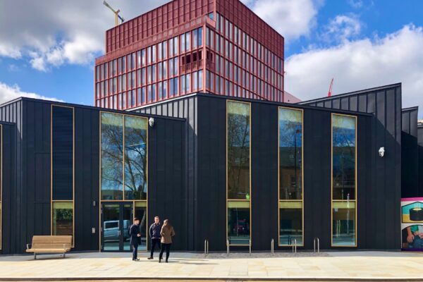 Buidling Q2 facade at King's Cross