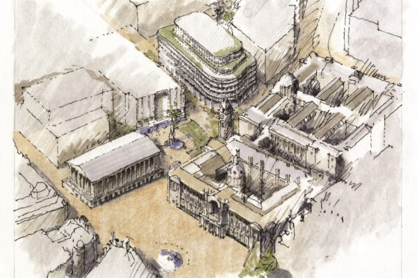 Illustration of Paradise Circus, Birmingham
