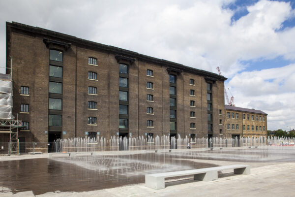 Granary Square with fountains